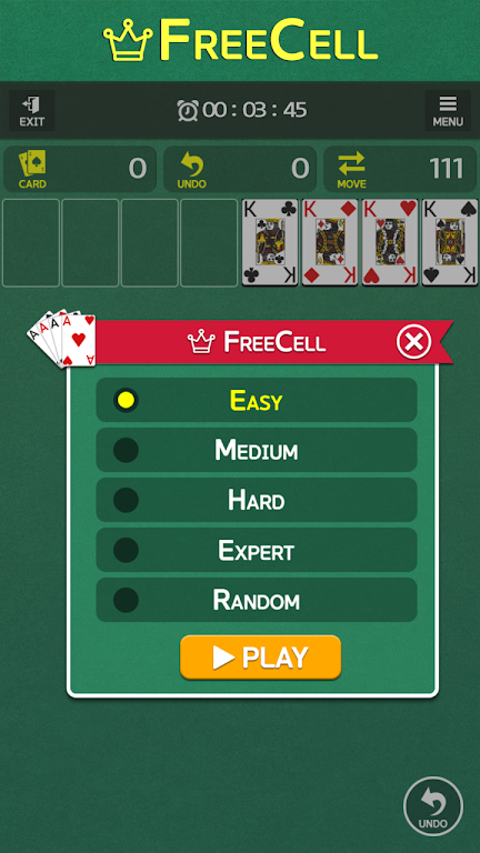 FreeCell - Classic Card Game スクリーンショット 1