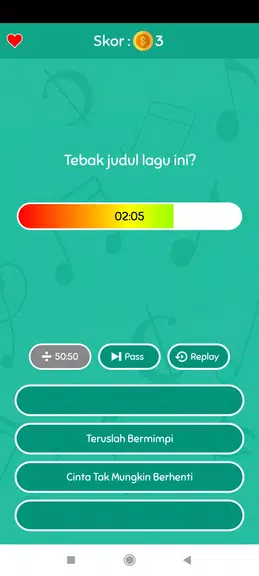 Game Tebak Lagu Captura de tela 2