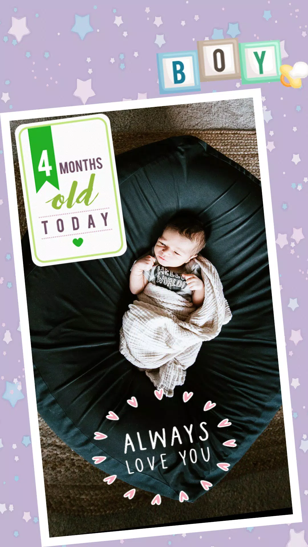 Baby Photo Editor App ภาพหน้าจอ 0