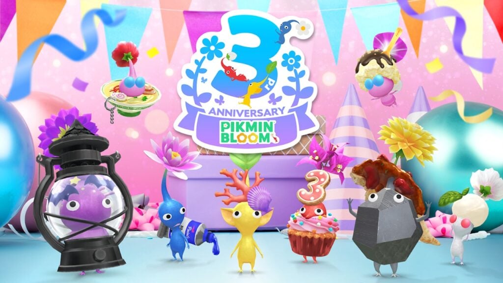 用紙杯蛋糕和派對散步慶祝Pikmin Bloom成立三週年！