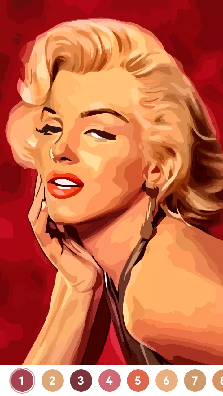 Celebrity Paint by Number Game应用截图第3张