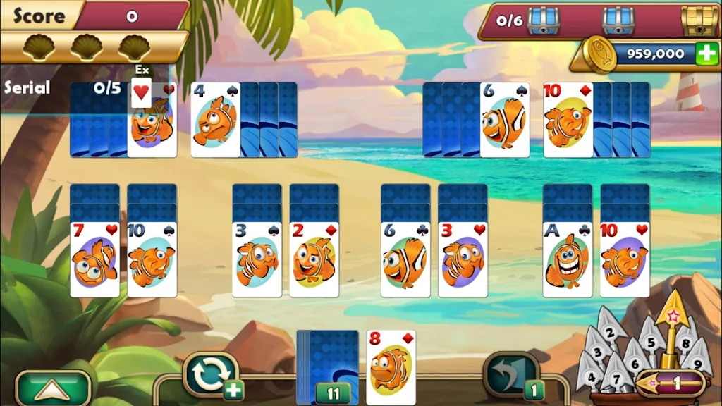 Seagirt Solitaire Ảnh chụp màn hình 3