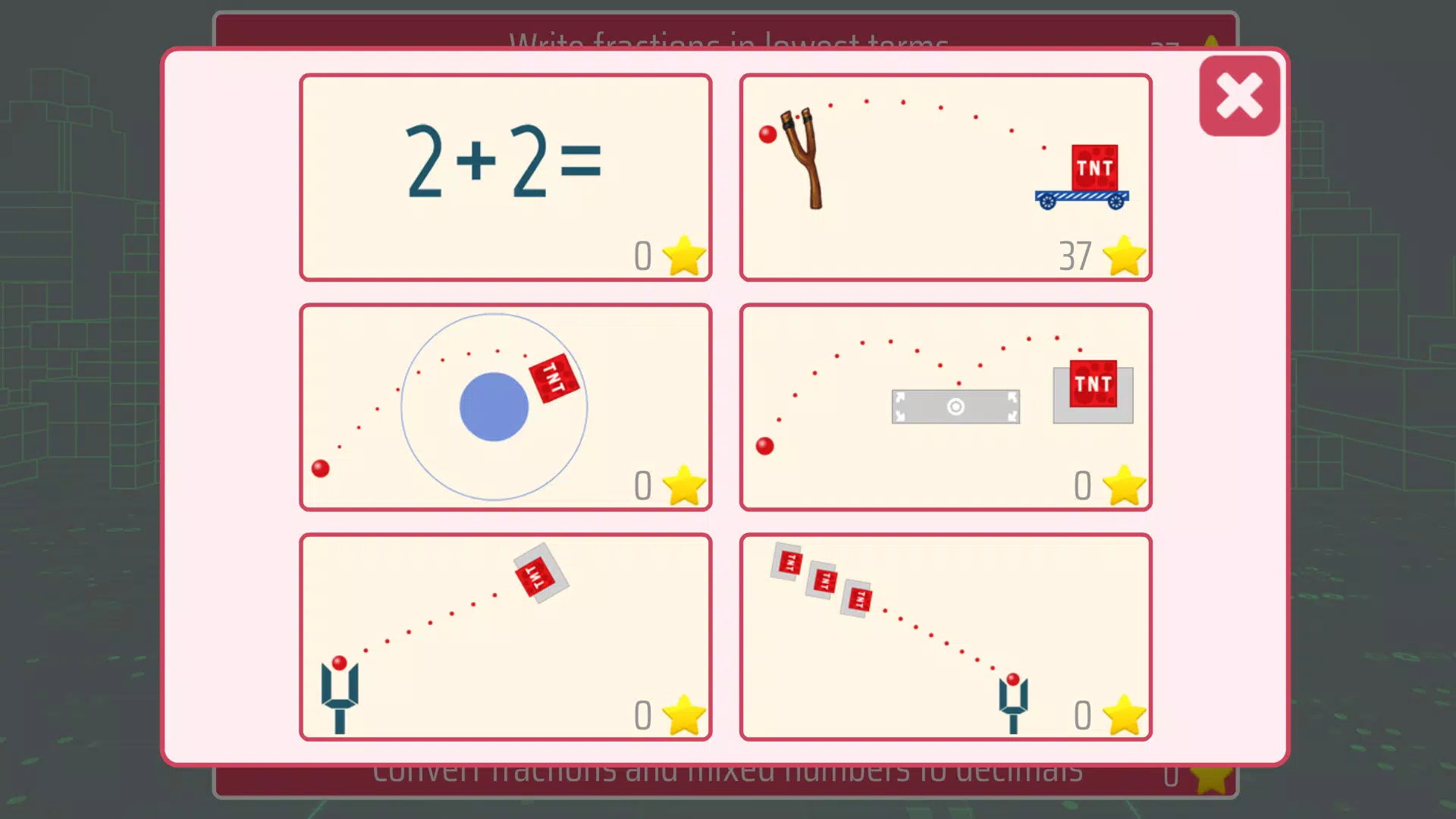 Fractions and mixed numbers Скриншот 1