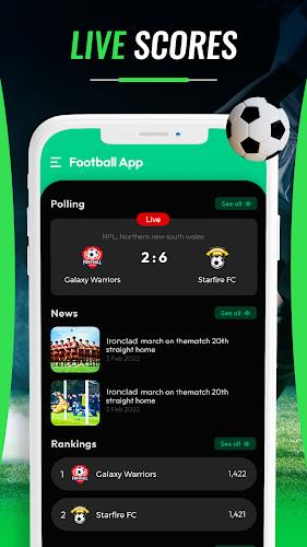 Live football: Live Soccer應用截圖第2張