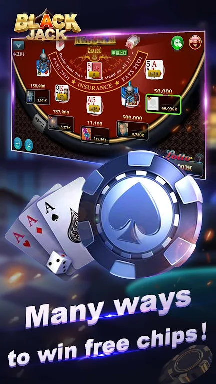 Blackjack 21-Free online poker game-jackpot casino Captura de pantalla 2