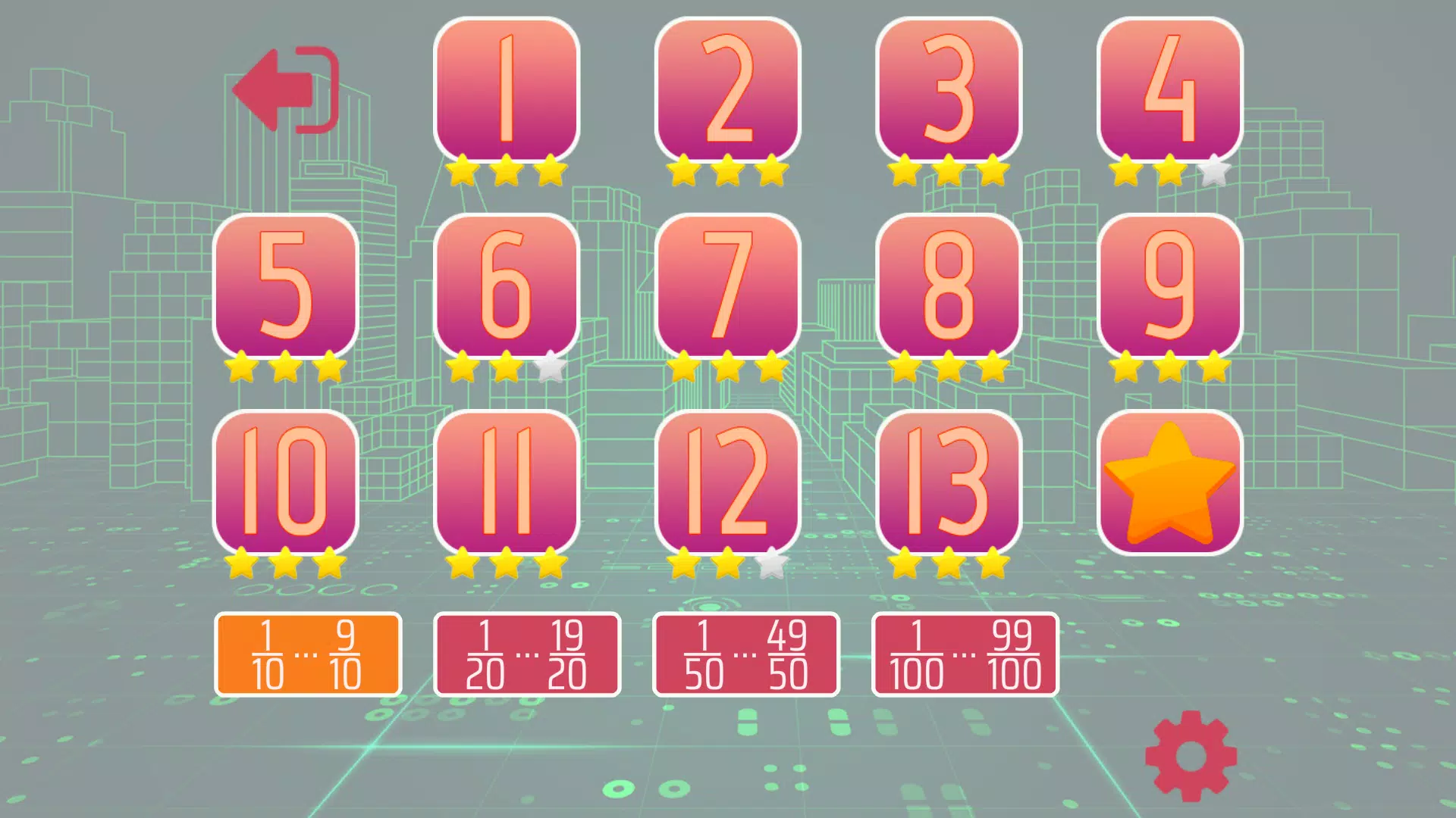 Fractions and mixed numbers Скриншот 2