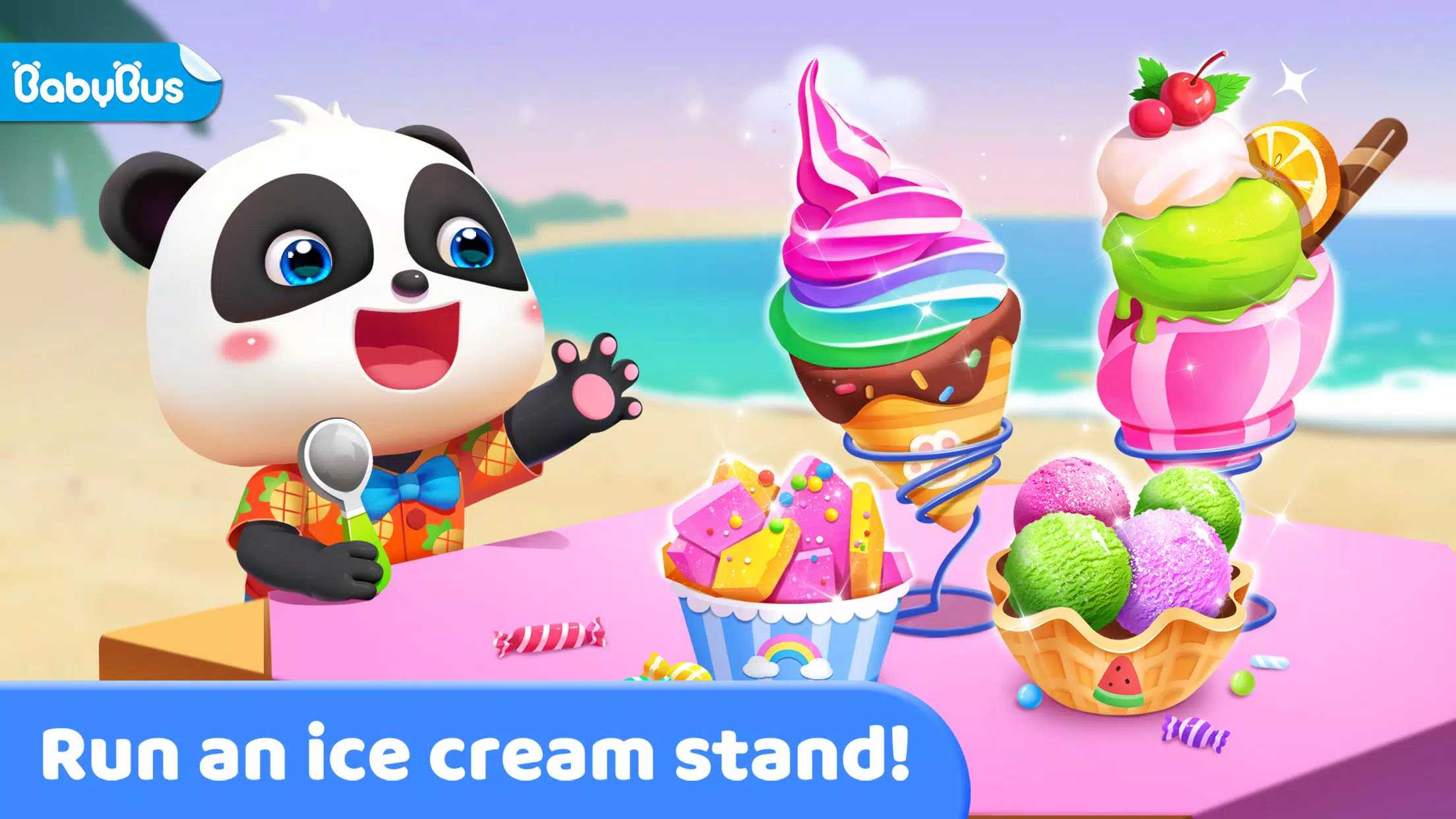 Little Panda's Ice Cream Stand Ảnh chụp màn hình 0