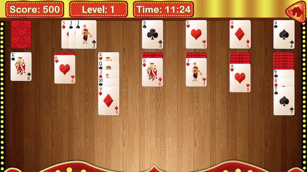 Solitaire Circus ဖန်သားပြင်ဓာတ်ပုံ 1