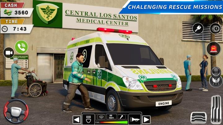 Rescue Ambulance American 3D應用截圖第2張