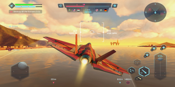 Sky Warriors: Airplane Games Captura de pantalla 2