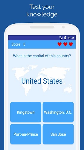 Capitals of the countries Quiz應用截圖第0張