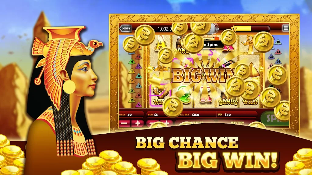 Royal Egypt Pharaoh's Slots Schermafbeelding 1
