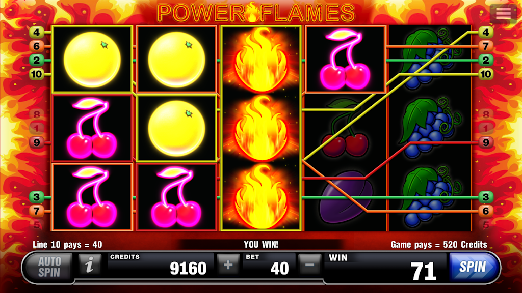 Power Flames Slot स्क्रीनशॉट 2