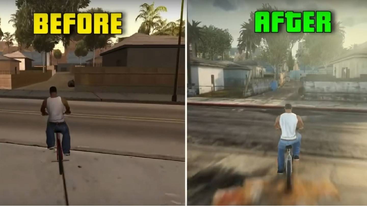 VIDEO: GTA San Andreas Banger Remaster na may 51 mods