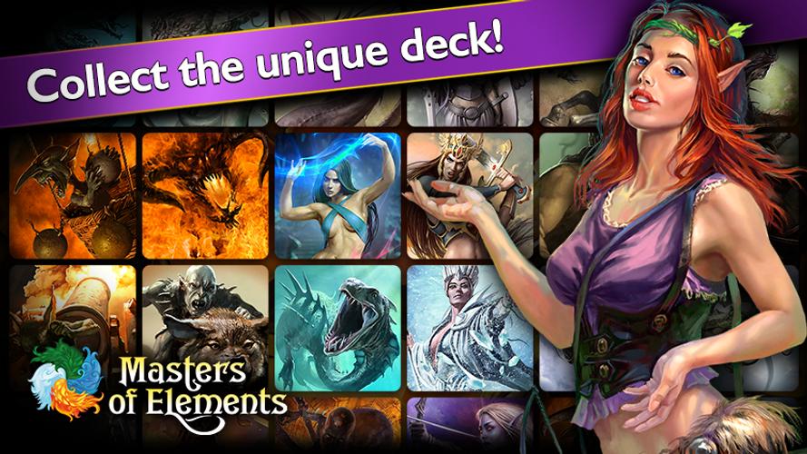 Masters of Elements－Online CCG Screenshot 1