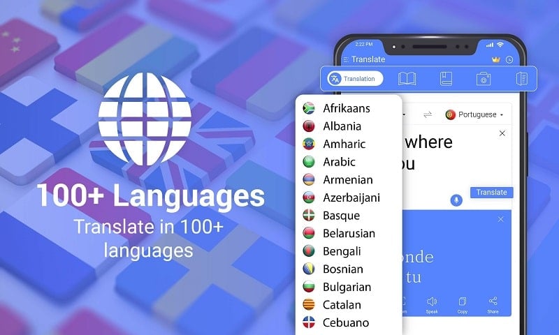 All Language Translate App Captura de pantalla 3