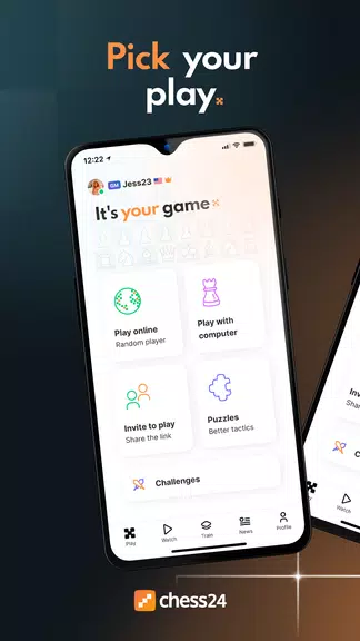 chess24 > Play, Train & Watch Скриншот 0