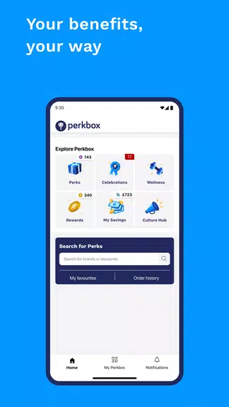 Perkbox ภาพหน้าจอ 0