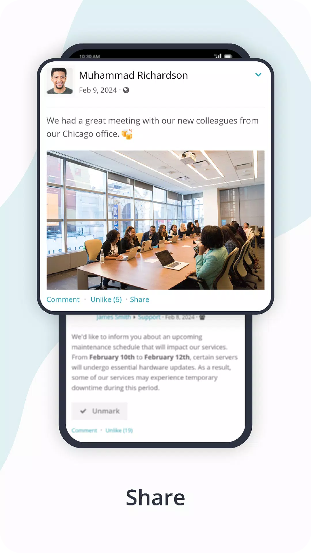 HumHub 스크린샷 1