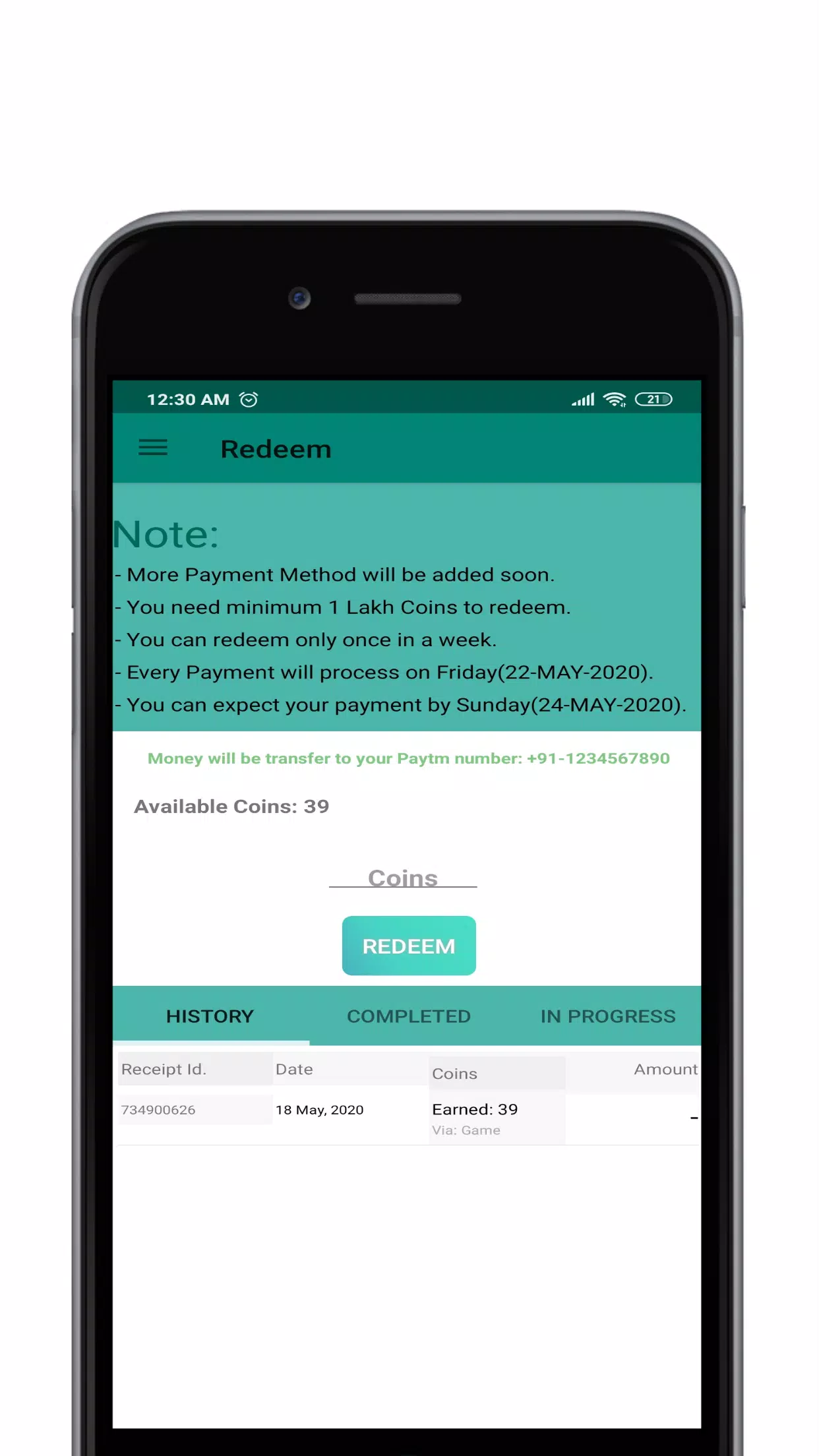 Calculate And Earn 스크린샷 1