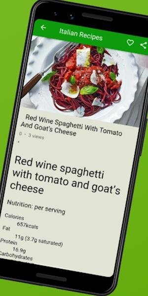 Italian Recipes應用截圖第1張