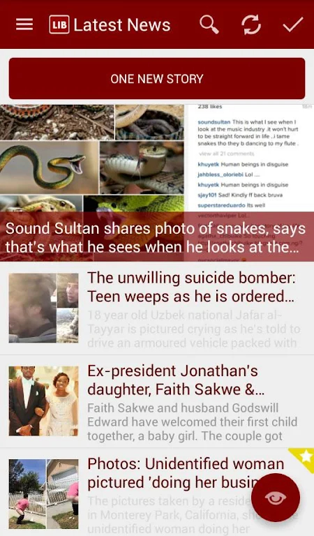 Linda Ikeji Blog Captura de tela 0