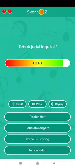 Game Tebak Lagu Captura de tela 1