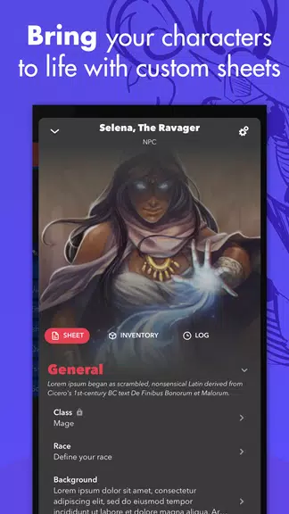 mRPG - Chat app to play RPGs Tangkapan skrin 2