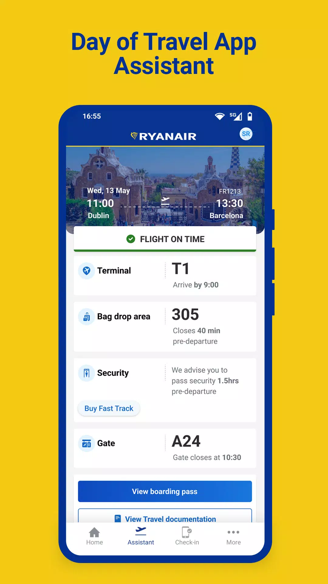 Ryanair ภาพหน้าจอ 3