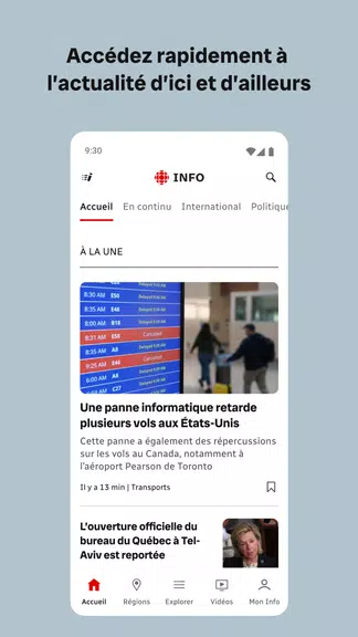 Radio-Canada Info ภาพหน้าจอ 0