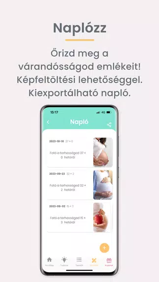 PregHello – terhességi app Zrzut ekranu 2