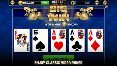Best-Bet Video Poker ဖန်သားပြင်ဓာတ်ပုံ 1