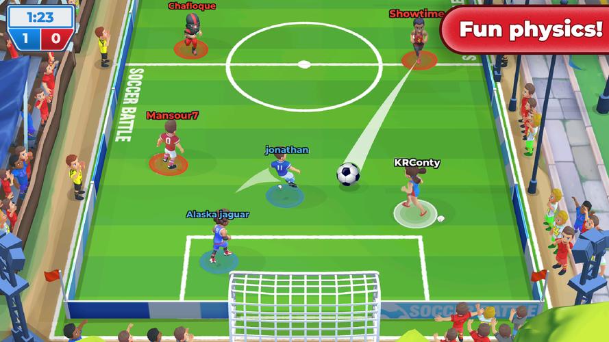 Soccer Battle 스크린샷 1