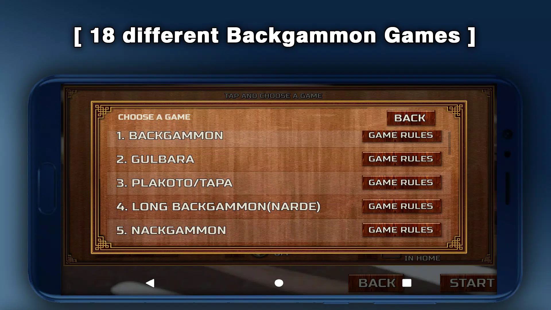 Backgammon - 18 Board Games स्क्रीनशॉट 1
