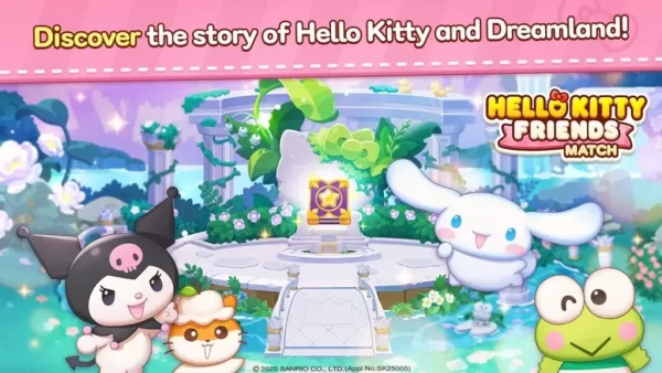 系列遊戲揭幕Hello Kitty Friends匹配軟啟動