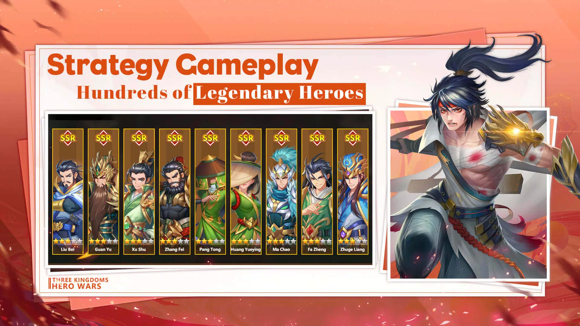 Three Kingdoms: Hero Wars স্ক্রিনশট 0