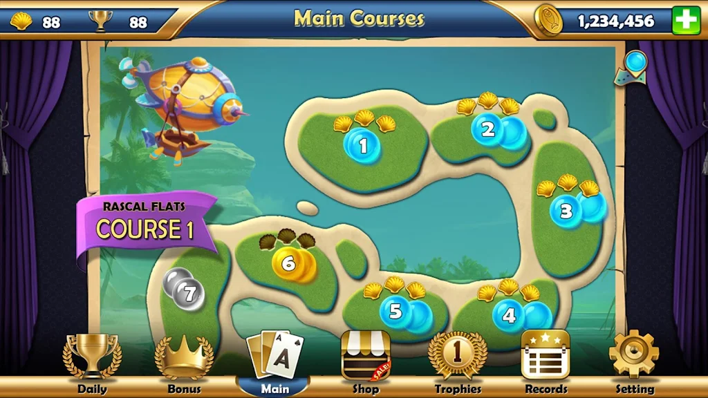 Seagirt Solitaire Ảnh chụp màn hình 1