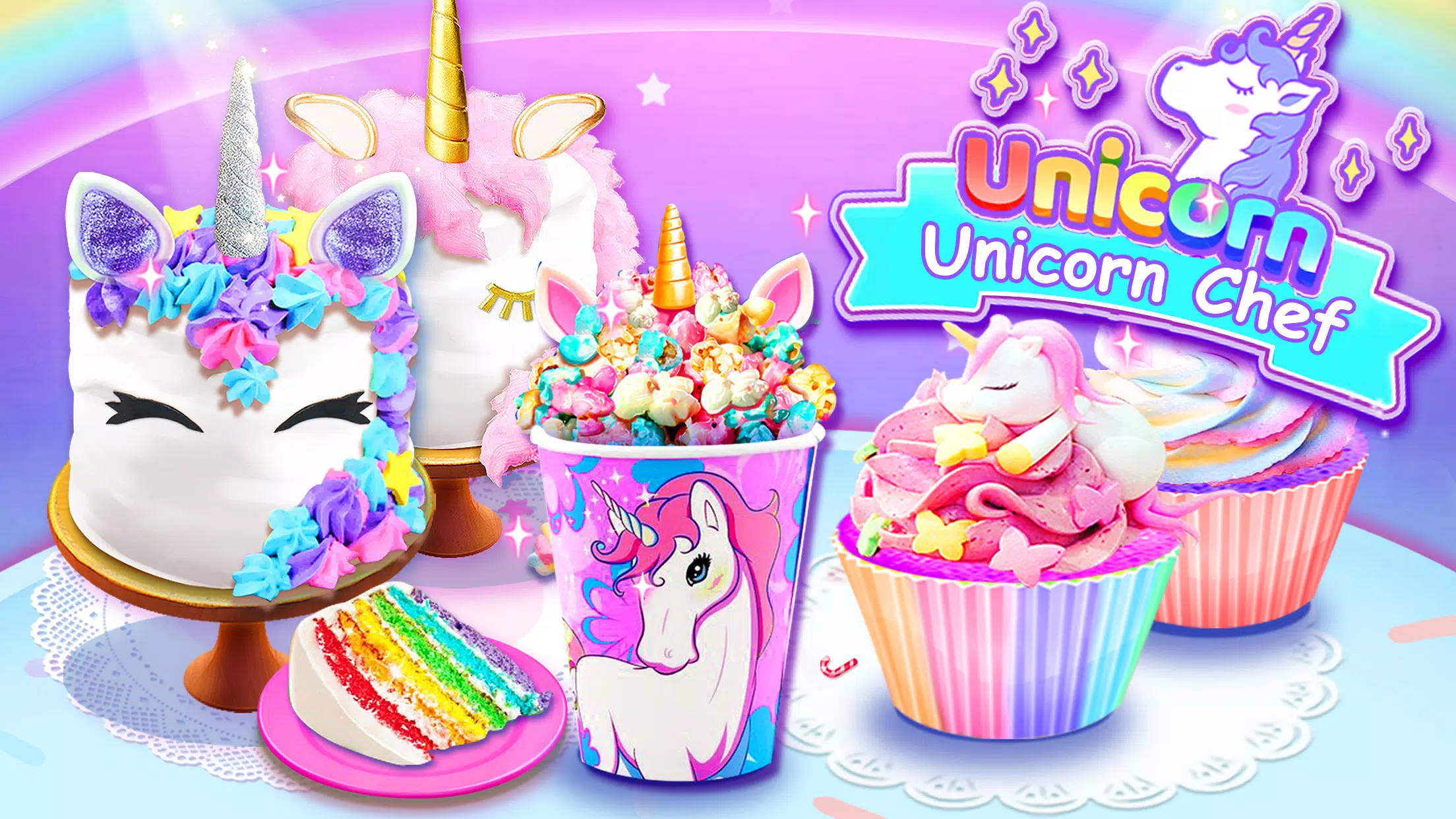 Girl Games: Unicorn Cooking Скриншот 0