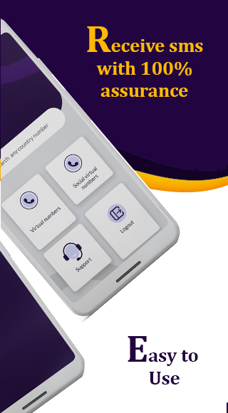 Temp Number - Receive sms Schermafbeelding 1