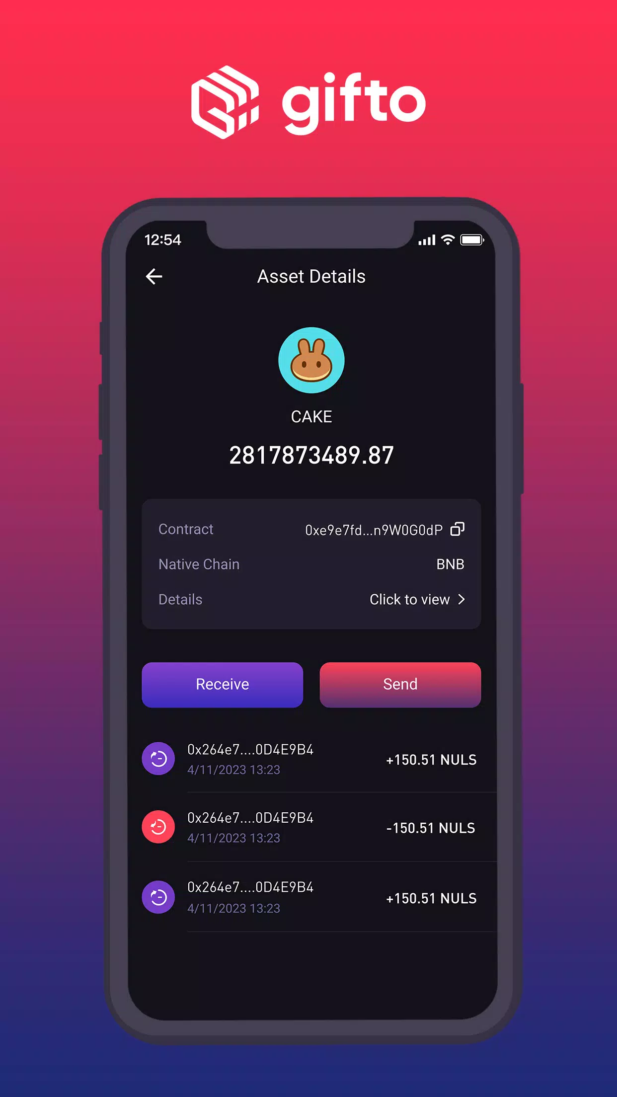 GFT Wallet Ảnh chụp màn hình 2