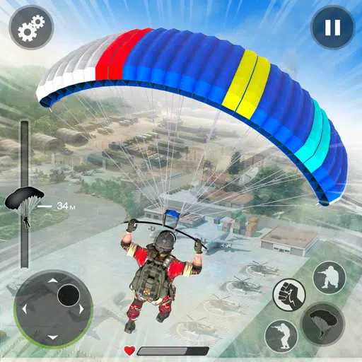 Last Commando Gun Game Offline स्क्रीनशॉट 0