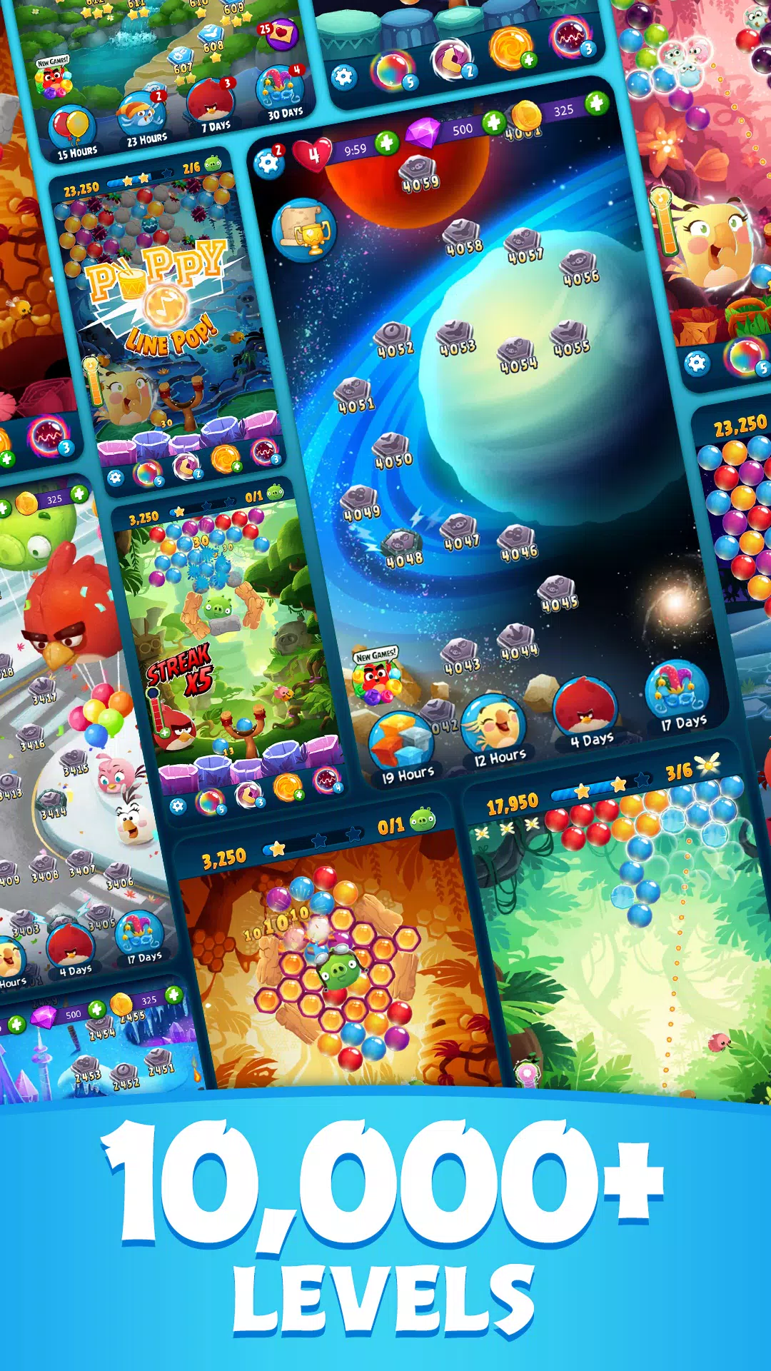 Angry Birds POP Bubble Shooter ภาพหน้าจอ 1