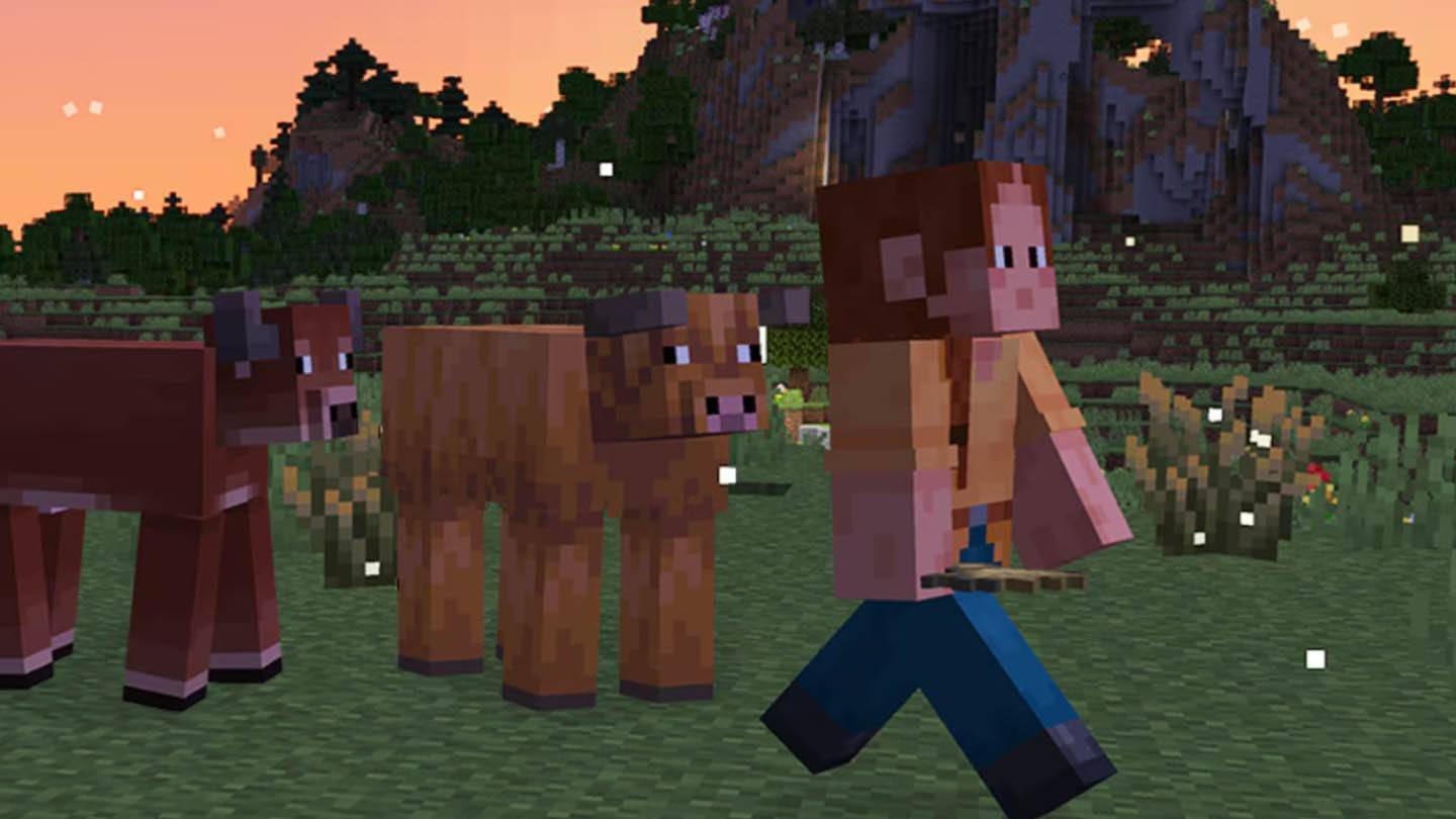 “ Minecraft揭示了自適應母牛，新的螢火蟲植物和環境音樂”