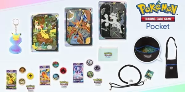 ポケモンカードゲーム　Pocket限定グッズ、日本で初披露