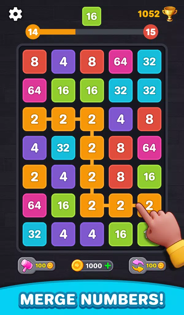 2048 Number Puzzle: Merge Game ဖန်သားပြင်ဓာတ်ပုံ 0