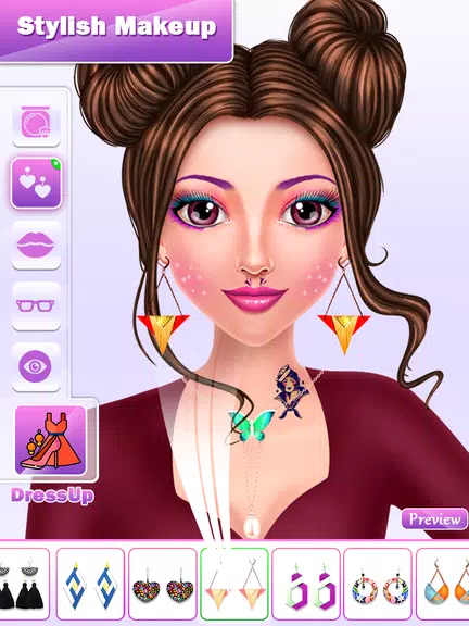 Fashion Makeup: Dress Up Girls Capture d'écran 1