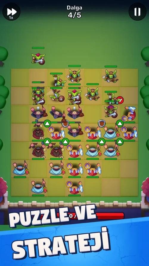 Hold the Line: Block Puzzle TD Zrzut ekranu 0