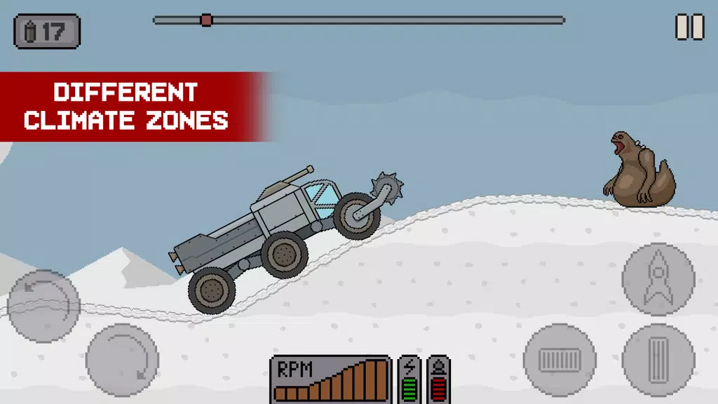 Death Rover: Space Zombie Race स्क्रीनशॉट 2