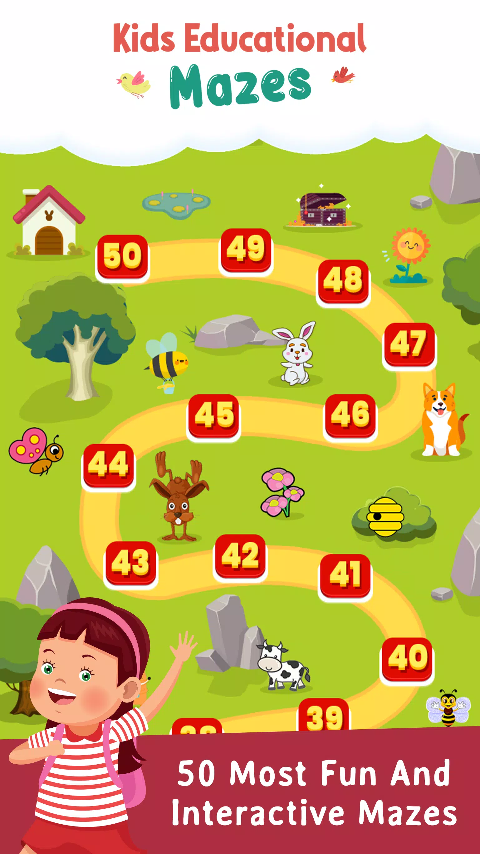 Kids Educational Mazes Puzzle Скриншот 3