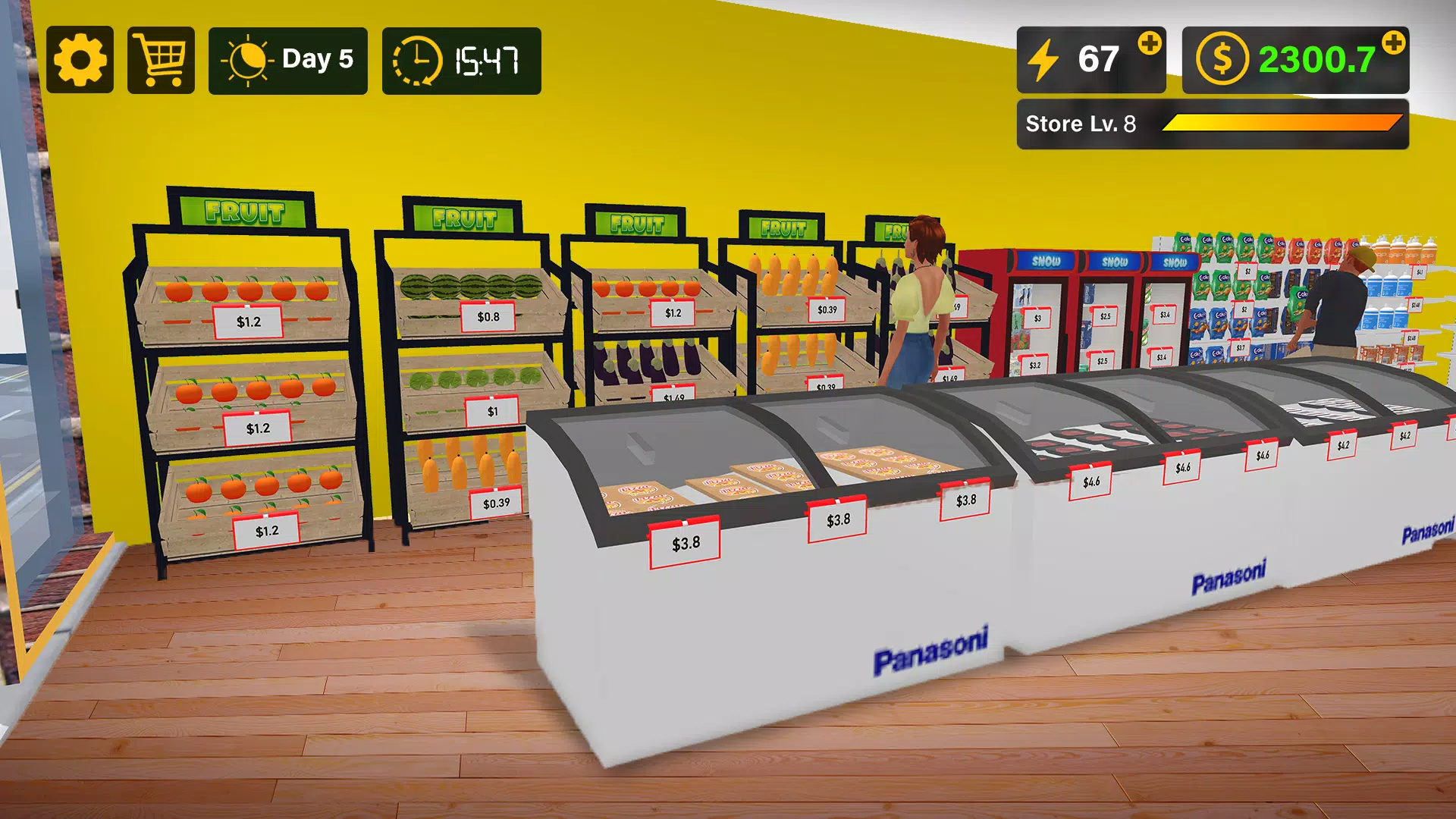 Supermarket 3D Simulation Game Captura de tela 1